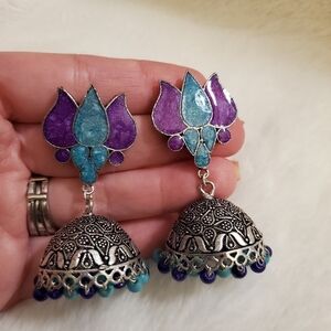 New Beautiful Boho / Indian Jhumka Dangle Earrings